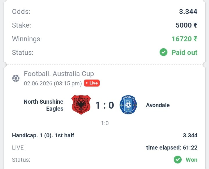 Winning Slip 8